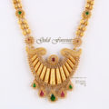 22 Carat Indian Gold Long Necklace 74.3 Grams code:LS1118005