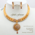 22 Carat Rose Gold Necklace Set 56 Grams code: NS1111