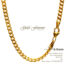 22 Carat Gold Hollow Curb Chain 3.5mm 20 inch 10 Gram