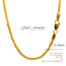 22 Carat Gold Dragon Twist Chain 2.3mm 16 inch 8.3 Gram