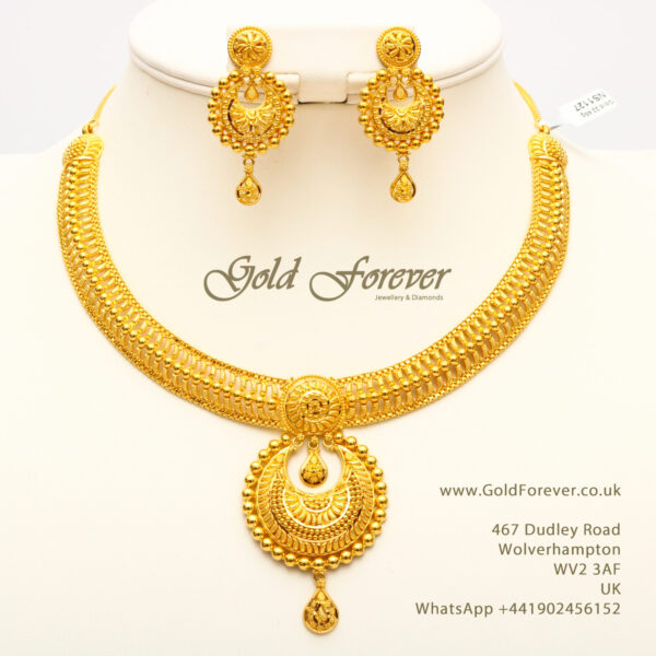 22 Carat Gold Necklace Set 46 Grams code: NS1127